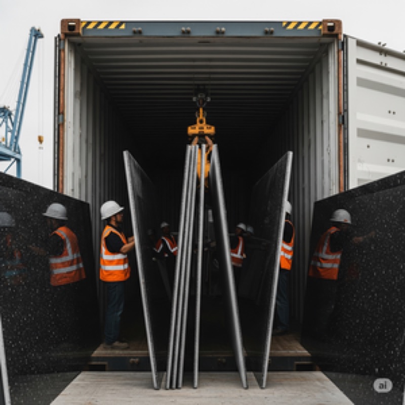 Dalles de Granit Noir Galaxy from India